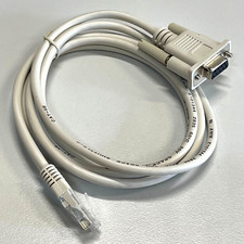 Genuine AWM 30V 60C DB9/F to RJ-45 1.5m Serial Console Cable White E101344 2835