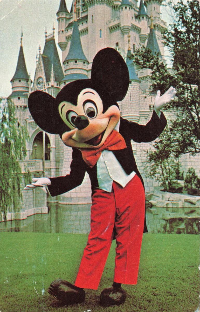 Postcard Mickey Mouse Walt Disney World Welcome To The Magic