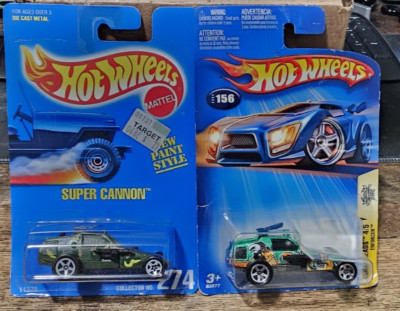 1991 Hot Wheels - Super Cannon - Collector #274/2004 Scrapheads Series #156--NEW