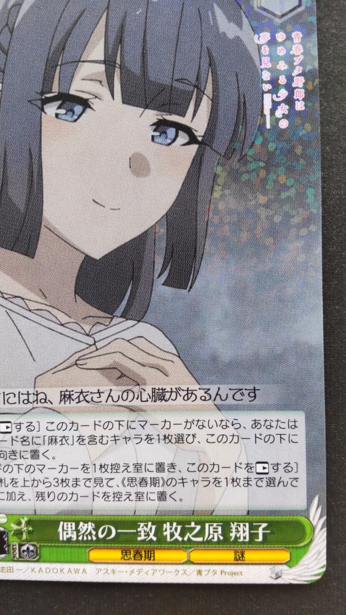 Shoko Makinohara Weiss Schwarz Card Japanese Bunny Girl