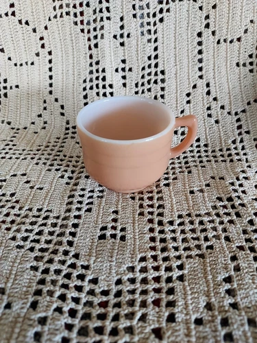 RETRO 1950s HAZEL ATLAS PASTEL BROWN LITTLE HOSTESS PARTY SET REPLACEMENT TEACUP