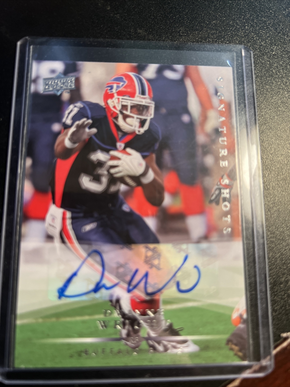 Dwayne Wright 2008 Upper Deck Signature Shots Card# SS-59
