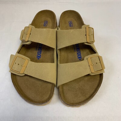 Birkenstock New w/o Box Arizona Sand Suede Leather Soft Footbed
