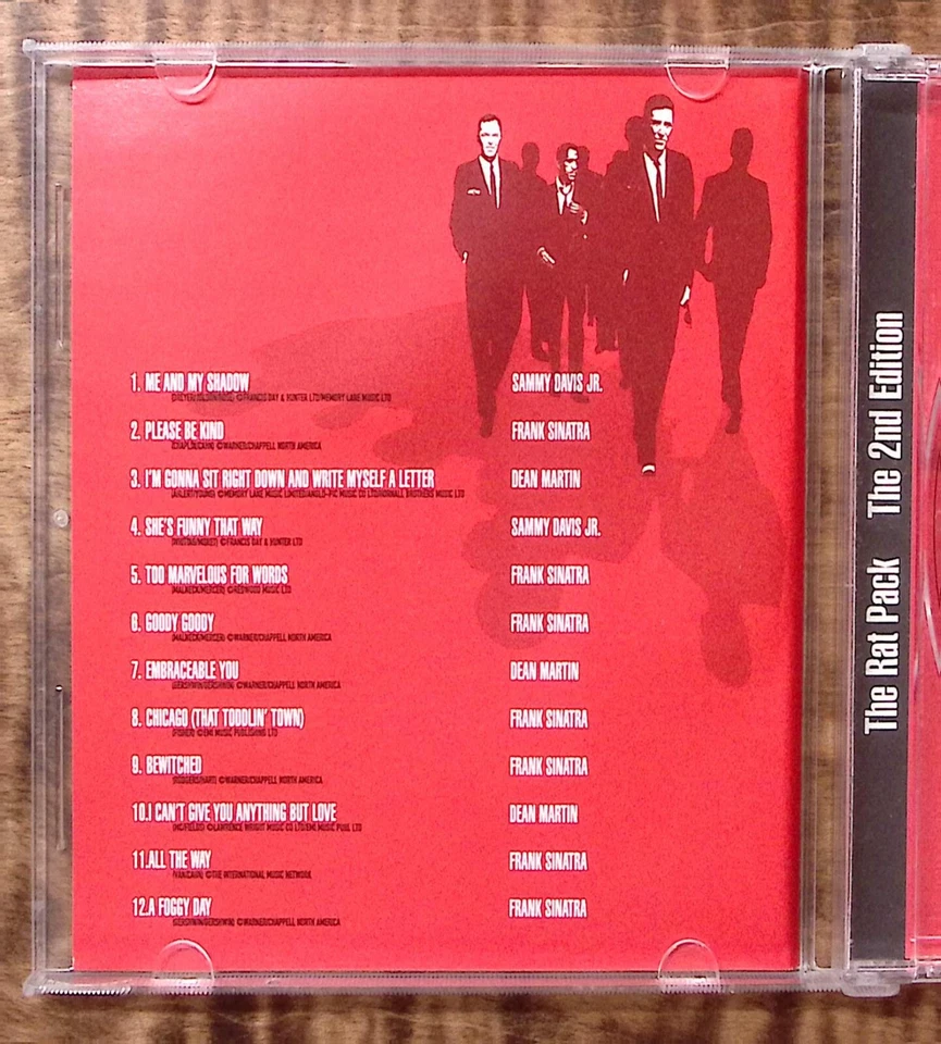 FRANK SINATRA DEAN MARTIN SAMMY DAVIS JR THE RAT PACK THE 2nd EDITION  CD 3191 Foto 3 de 4