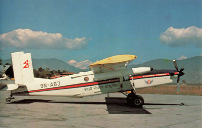 Postcard Royal Nepal Airlines Pilatus PC-6/B2-H2 Turbo Porter