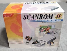 Vintage ARTEC SCANROM 4E slide / photo scanner - new in box - parallel port