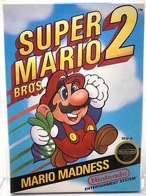 Super Mario Bros 2 II SMB2 New Nintendo NES VGA Grade 85 Qualified First Print