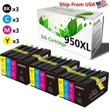 12 PK 950XL 951XL Ink Cartridge for Officejet Pro8100 Pro8620 Printers