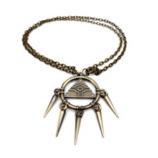 Anime Necklace Yu-Gi-Oh Amulet Neck Pendant Millennium Wheel Wisdom Ornament