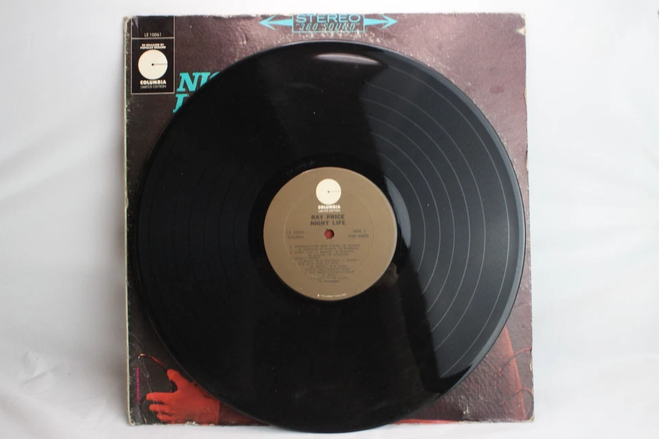 Night Life Ray Price Vinyl Record Tested Used - Image 3 of 3