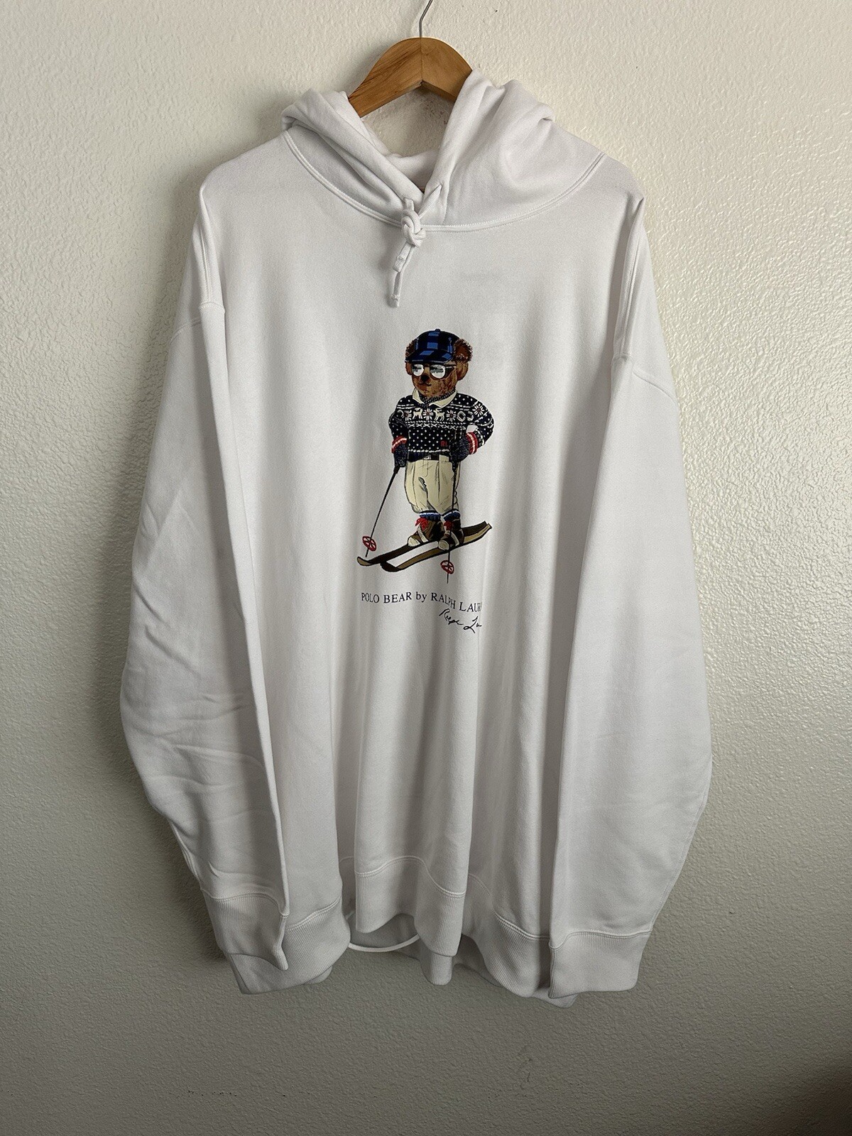 Polo Ralph Lauren Alpine Ski Bear Fleece Hoodie Polo Sport B