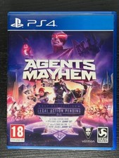 Agents Mayhem Thief Sony Playstation 4 PS4 CIB completo scatola originale completo PAL