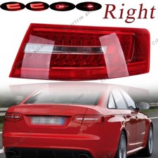 Right Side Tail Lights For Audi A6 C6 S6 Quattro RS6 Saloon Sedan 2009-2011