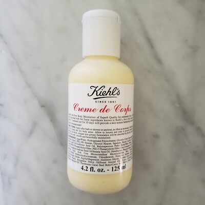 Kiehl's Creme De Corps Body Moisturizer All-Day Hydration 4.2 Fl Oz