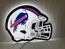 Buffalo Bills Ultra-Thin LED Light Wall Sign D cor Missing Plug In
