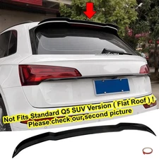 Gloss BLK Rear Window Roof Spoiler For 2018-2024 AUDI SQ5 S-Line 21-24 Sportback