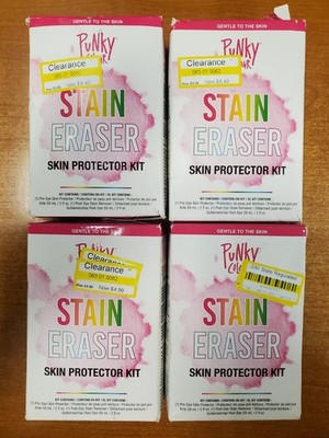 4 Pk: PUNKY COLOUR Stain Eraser Skin Protector Kit Pre/Post-Dye Formulas 3487-6B
