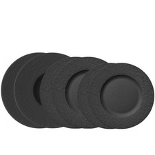 Villeroy & Boch Manufacture Set Di Piatti Rock 6 Pezzi