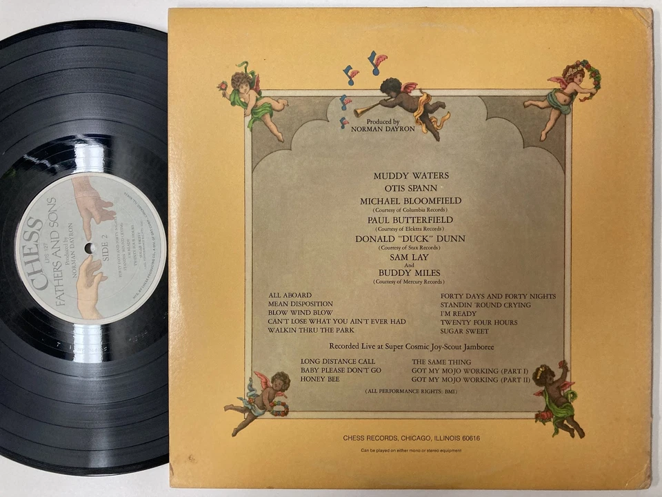 MUDDY WATERS - Fathers and Sons LP (1st US Pressing on CHESS w/die-cut Cover) - Image 2 of 2
