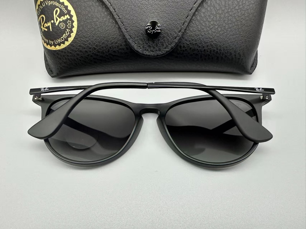 Ray-Ban Erika RB4171 Women's Sunglasses - Black/Gray for sale