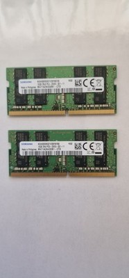 32 GB RAM SO DIMM für Notebooks - 2 Module je 16GB Samsung DDR4 2666 Mhz