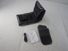 YUHUO Lower Back Massager Pad Wrap with Heat, Black - OPENBOX