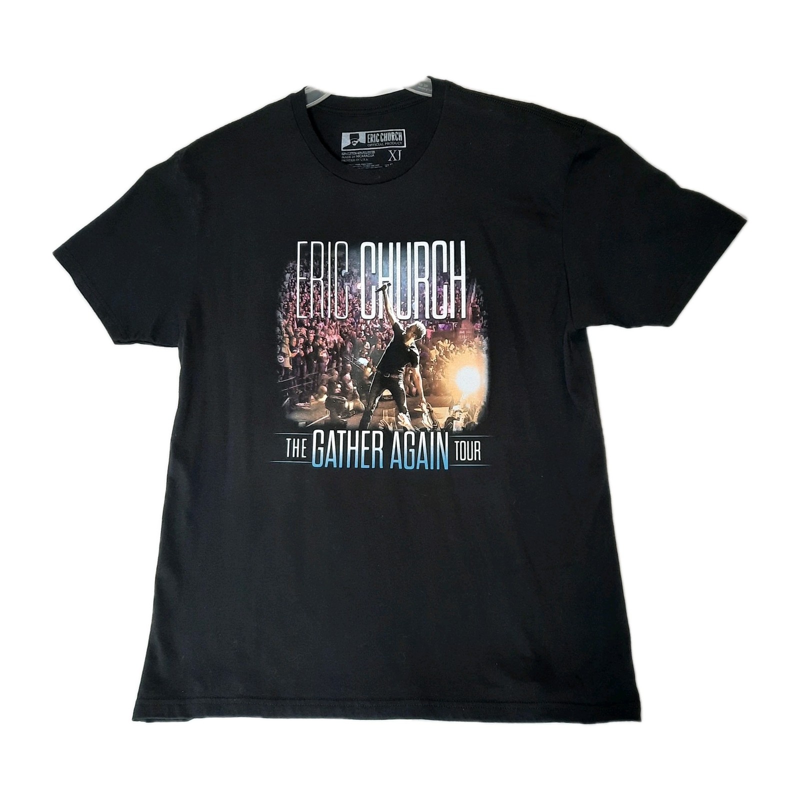 Eric Church T-Shirt,  Official Concert Gather Again Tour XL T-Shirt