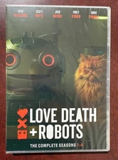 Love, Death & Robots - The Complete Series, Season 1-4 (DVD, 5-Disc, Box-Set)