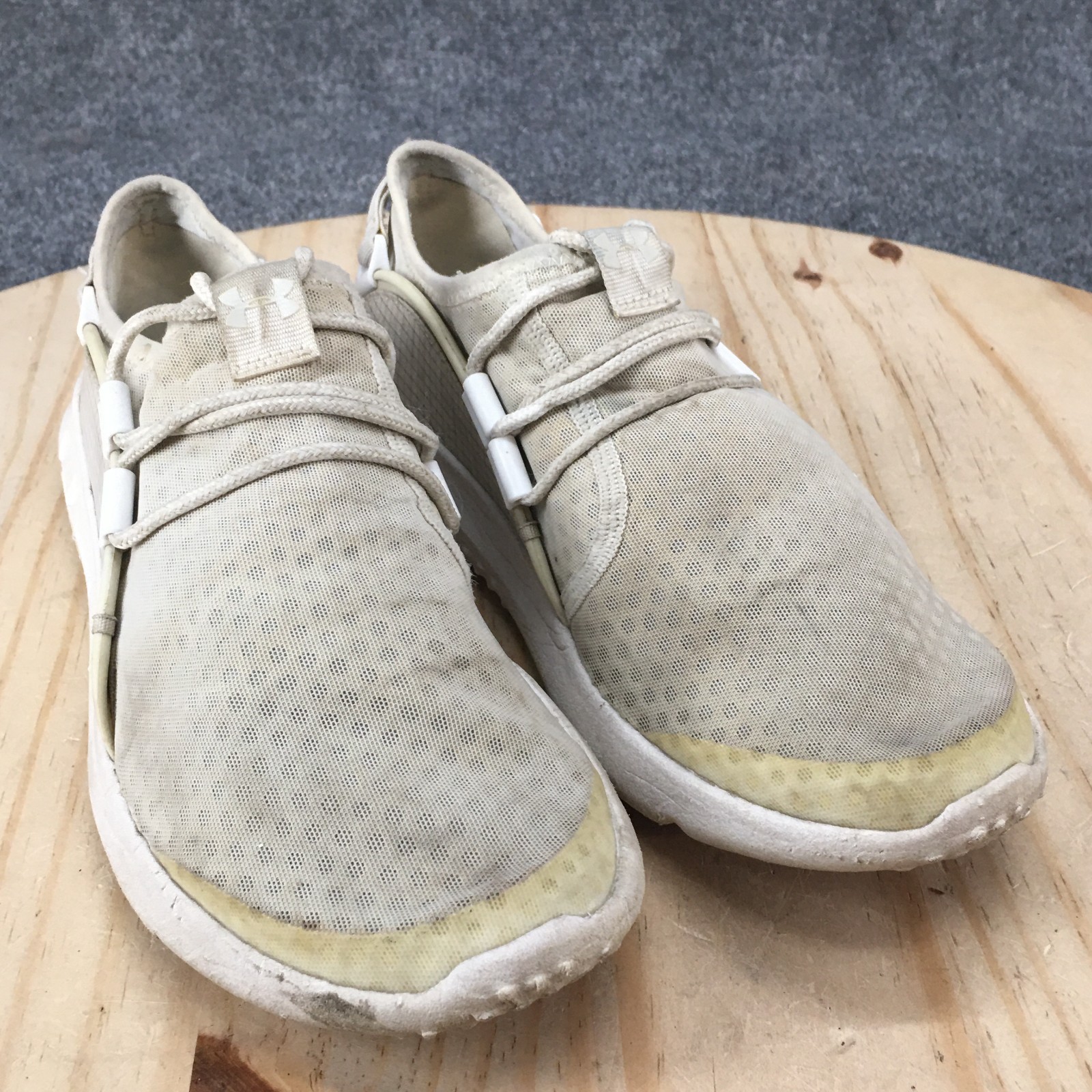 Under Armour Shoes Youth 6.5 Off White RailFit 1 Running Sneakers Athletic thumbnail 3