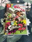 2017 Splatoon 2 Nintendo Switch Game + Box