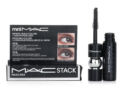MAC Mini Mac Stack Mascara Infinite-Build Volume & Length - 8 ml / 0.27 oz New