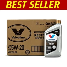 Restore & Protect Full Synthetic Motor Oil 5W-20 - 6 Quarts of Engine Excellence