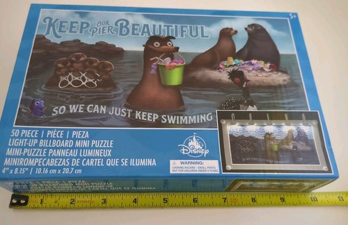 Disney Park Keep our Pier Beautiful 50 Stück Light Up Billboard Puzzle - Bild 12 von 13