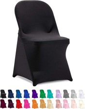 Stretch Spandex Folding Chair Cover for Wedding Party Dining Banquet Event