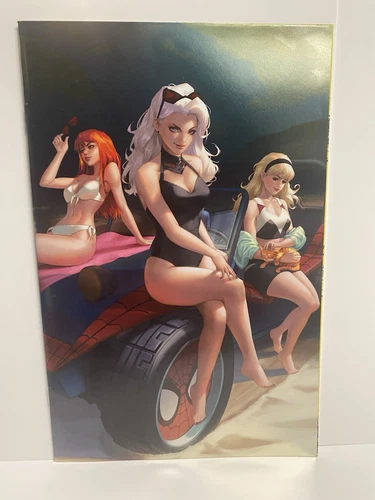 The Amazing Spider-Man #42 Ejikure FOIL MEGACON Orlando Virgin Variant  NM+