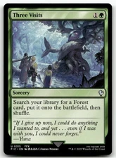 Three Visits 315 MTG Commander: FINAL FANTASY U NM