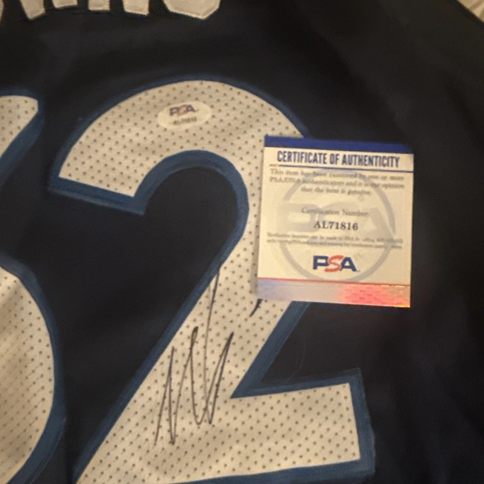 Karl Anthony Towns Signed Autographed Minnesota Timberwolves Jersey PSA Cert - Image 4 of 4