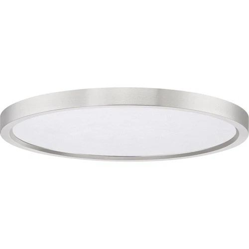 Outskirts - 28W LED Flush Mount-1 Inch Tall and 15 Inch Wide-Brushed Nickel - Picture 5 of 12