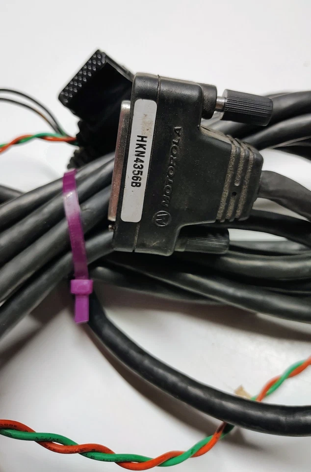 Lot of 5 Motorola Astro Spectra HKN4356B OEM 17' Remote Head Control Cable OEM - Image 3 of 4