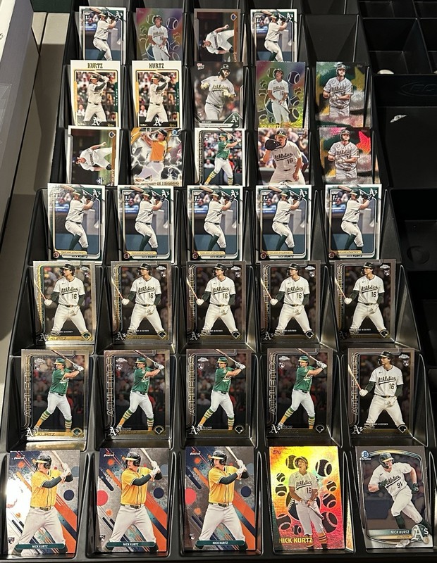 Nick Kurtz Huge 39 Card Lot Topps Chrome RC Topps Finest Rookie 1st Bowman