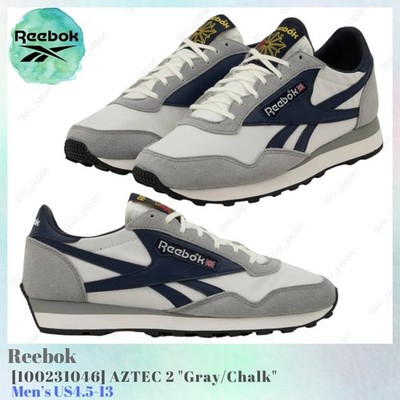 Reebok AZTEC 2 Gray Chalk 100231046 Men's US4.5-13 NEW