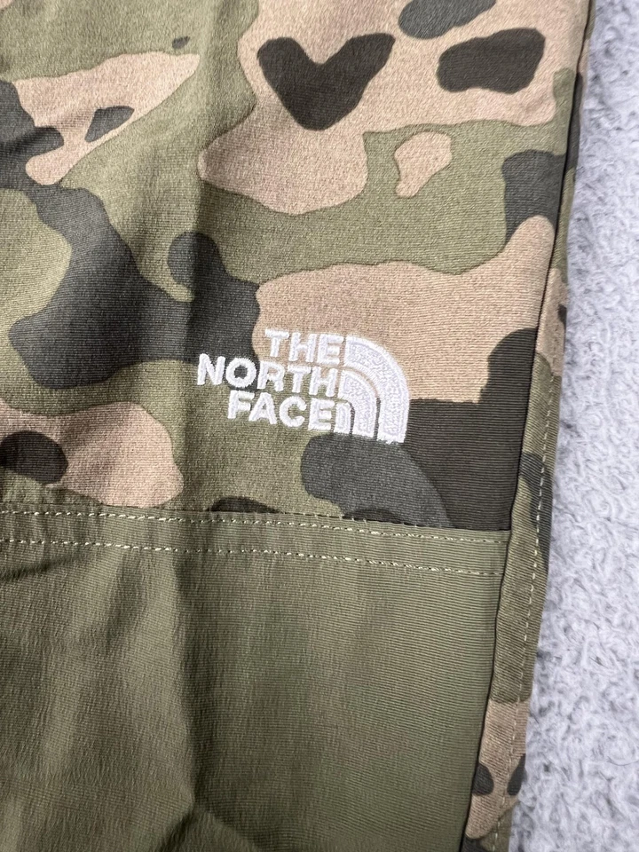 Pantalones North Face para mujer XL verde camuflaje nailon exterior senderismo cordón SP20 A4APO Foto 4 de 4