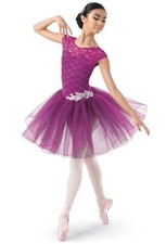 Dance Costume Small Kid Burgundy Weissman 10051 Ballet Tutu