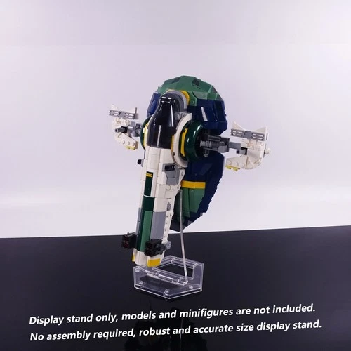 Display Stand for LEGO 75433 Jango Fett's Starship, Acrylic 3D stand only