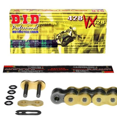 DID Kette GOLD extra verstärkt Suzuki RG 125 Gamma, 92-99, CLIPschloß