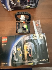 LEGO 7200 7201 STAR WARS 2 sets Final Duel I and II with box +  manual completed