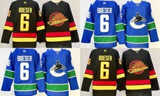 Men's Vancouver Canucks 6 Long Sleeve Top Stitched S-3XL