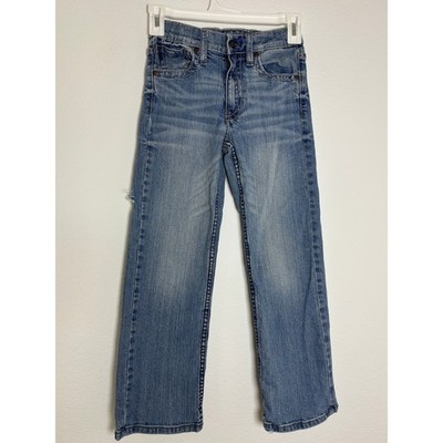 Cody James Boys Medium Wash Straight Leg Denim Jeans Blue Size 8 Adjustable
