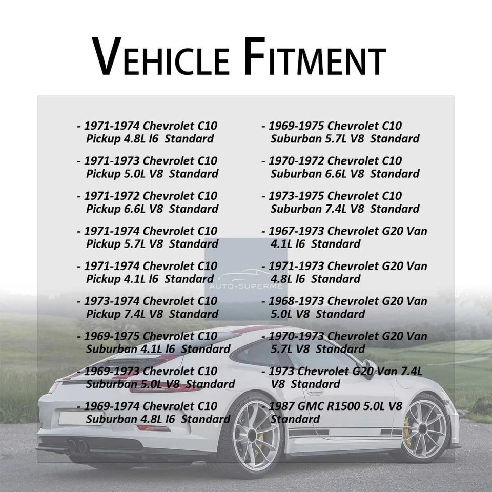 Tambor de freno trasero C-Tek 2 piezas para GMC C15/C1500 1973 Suburban 5,0 L estándar Foto 2 de 4