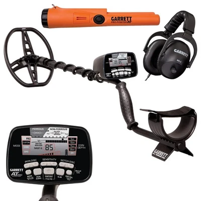 Garrett AT Pro Metalldetektor + Garrett Pro Pointer AT / Metallsonde Schatzsuche